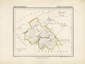 Historische kaart, plattegrond van gemeente Bingelrade in Limburg uit 1867 door Kuyper van Kaartcadeau.com