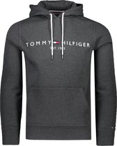 Tommy Hilfiger Sweater Grijs Normaal - Maat L - Heren - Herfst/Winter Collectie - Katoen;Polyester