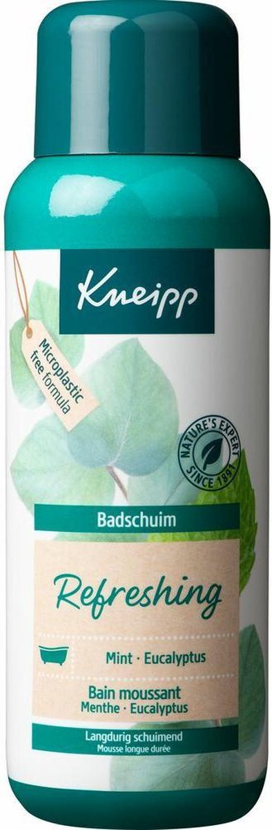 6x Kneipp Badschuim Refreshing Mint Eucalyptus 400 ml
