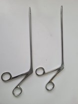 Belux Surgical / Gynaecologische tang volgens Ciceron 24cm Autoclaveerbare tang./Ciceron grijptang voor spiraaltjes.