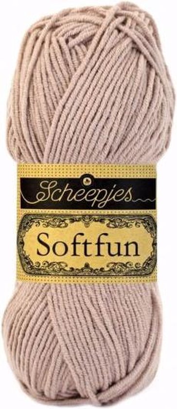 Scheepjes Softfun- 2470 Soft Mauve 5x50gr