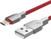 LDNIO LS412 2 Meter USB C Kabel naar USB voor Oplader - Type C Cable- Ondersteunt Snelladen voor Samsung S10 S20 S21 A12 A21S A22 A32 A42 A52 A72 A51 A71 Note 10 20 Tab A7 S4 S5 S6