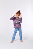 Woody Meisjes-Dames pyjama multicolor - maat 140/10J