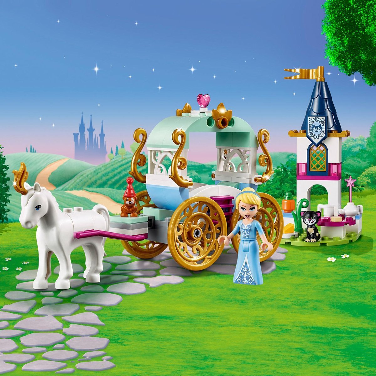 LEGO Disney Princess Assepoesters koetstocht 41159 — afbeelding 10