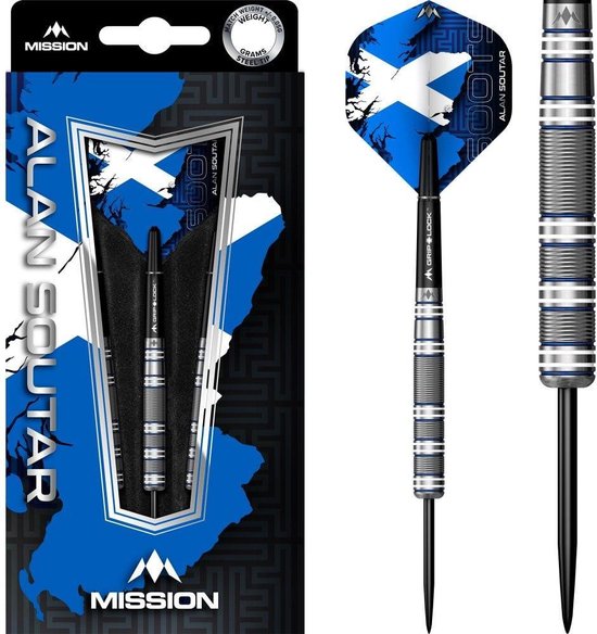 Mission Alan Soutar Blue & White 90% - Dartpijlen - 28 Gram van Mission — afbeelding 2