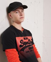 Superdry Vintage Logo Halftone Emboss Heren T-shirt - Maat M