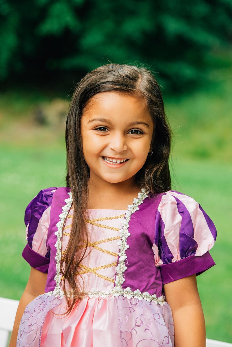 Het Betere Merk prinsessenjurk meisje - verkleedkleren meisje - maat 98/104 - verkleedkleding kind - inclusief tiara - prinsessen kroon — afbeelding 2