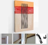 Set of Abstract Hand Painted Illustrations for Postcard, Social Media Banner, Brochure Cover Design or Wall Decoration Background - Modern Art Canvas - Vertical - 1883932774 - 80*6