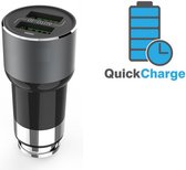 3.6A Car Charger – Auto oplader – Quick Charger – Snellader – Dubbele USB Ingang - Geschikt voor O.a.iPad / iPhone / Samsung / Huawei / Oneplus en meer!