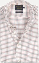 Steppin' Out Herfst/Winter 2021  Brushed Cotton Cutaway Shirt Mannen - Regular Fit - Katoen - Rood (L)