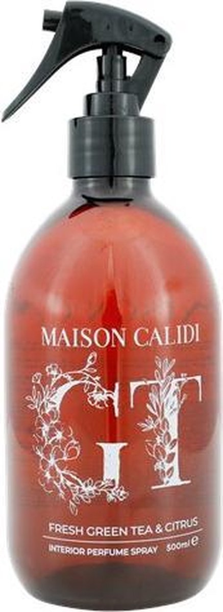 Maison Calidi Interior Spray – Fresh Green Tea & Citrus - Huisparfum - Maison Calidi Interieurspray – 500 ml