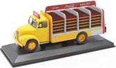 Ebro b-45 Coca-Cola 1962 (Geel) (15 cm) 1/43 Atlas - Schaalmodel - Modelauto - Model auto - Minatuurautos - Miniatuur auto