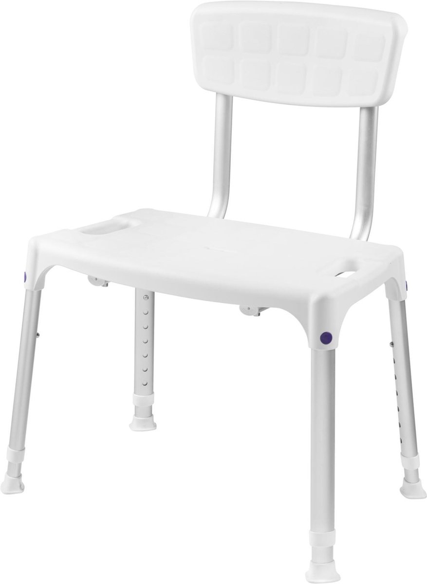 Deluxe Douchestoel Quattro met rugleuning met of zonder armleuningen bol