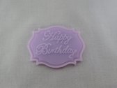 Zeep Happy Birthday Verjaardag cadeau Lila Lavendel