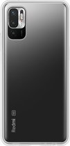 Hoesje Geschikt voor Redmi Note 10 5G Hoesje Siliconen Cover Case - Hoes Geschikt voor Redmi Note 10 5G Hoes Back Case - Transparant
