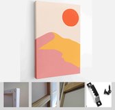 Abstract coloful landscape poster collection. Set of contemporary art print templates. Nature backgrounds for your social media - Modern Art Canvas - Vertical - 1812956872 - 50*40