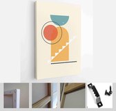 Abstract still life in pastel colors. Collection of contemporary art - Modern Art Canvas - Vertical - 1725494443 - 40-30 Vertical