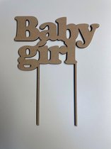 Taarttopper Baby girl - Babyshower - Baby