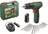 Bosch Home and Garden EasyImpact 1200 Accu-klopboormachine Incl. 2 accus, Incl. accessoires, Incl. koffer