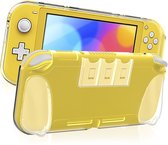 Drivv. Nintendo Switch Lite hoes - Incl. Opslag voor 3 games - Nintendo Switch Case - Transparant - Game Accessoires