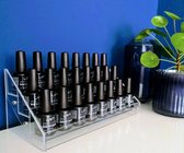 Nail Display | Nagellak Rek - Nagellak Display 3-lagen - Nagellak Organizer - Nagellak Houder - Nagellak Opbergen - Nagellak Standaard - Organizer Nagellak -