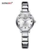 Longbo - Dames Horloge - Zilver/Zilver - 25mm (Productvideo)