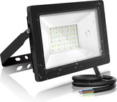 Aigostar 10KWT Schijnwerper - LED Floodlight - Bouwlamp - Breedstraler - IP65 Waterbestendig - 20W - 4000K