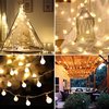 foto van Lichtsnoer - Fairy Lights - Led Lampjes Slinger - Valentijnsdag Versiering - Valentijn Verlichting - Lichtslinger binnen buiten - Kamer Decoratie Tieners - Moederdag Cadeau Voor Mama - Mothersday - Lichtjes Slinger - 20 Bolletjes - Warm Wit - 3 Meter