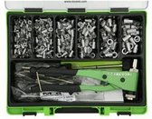 Reca Viso-Koffer blindklinkmoeren M4-M8 Alu + RMX3-6+8