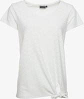 TwoDay geknoopt dames T-shirt - Wit - Maat L