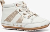 Groot leren babyschoenen met glitters - Wit - Maat 19 - Echt leer - Uitneembare zool