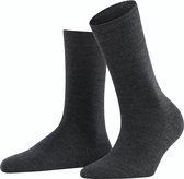 FALKE Softmerino warme ademende Merino Wol Katoen Dames Sokken grijs - Maat 41-42