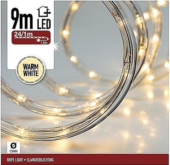DecorativeLIghting LED lichtslang - 9 meter - warm wit - Merkloos
