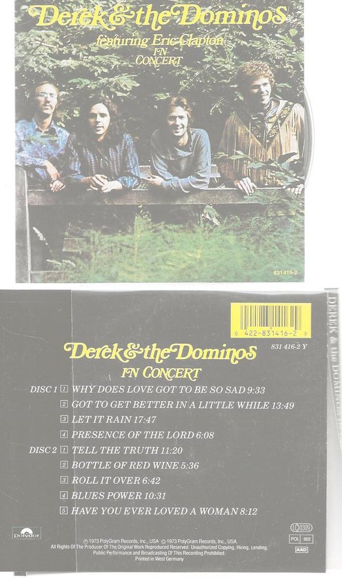 In Concert von Derek & the Dominoes