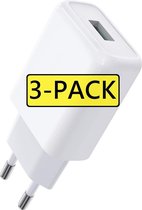 3x Quick Charge oplaadstekker 15W USB Power oplader |  Samsung Galaxy S21 / S20 - Samsung Galaxy Tab - USB Samsung Fast Charge |Snellader Samsung S21 Ultra / Plus / S20 Ultra / Plus / FE / A7