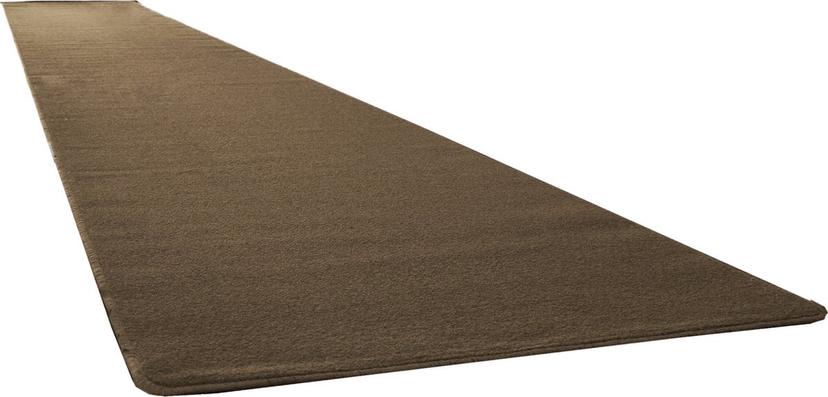 Tapijt loper Antares- 100 x 1400 cm- Lichtbruin