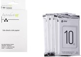 Papier photo ZINC auto-adhésif Improducts® - 50x feuilles / pièces 2x3 pouces (7,6 x 5 cm) papier zinc