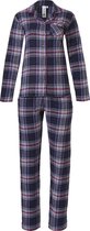 Rebelle Moon & Stars doorknoop Vrouwen Pyjamaset - Dark Red - Maat 42