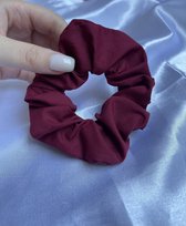 TheHandmadeMusthaves katoen - Scrunchie - Bordeauxrood