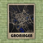 Plaatsplattegrond Stadsplattegrond 3D Groningen Deluxe