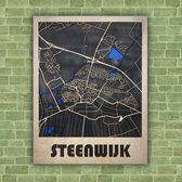 Plaatsplattegrond Stadsplattegrond 3D Steenwijk Deluxe