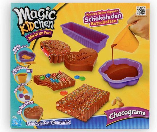 Magic Kitchen - Zelf Chocolade Maken - Creëer Je Eigen Chocolade Vorm -  Vanaf 4 Jaar | Bol.Com