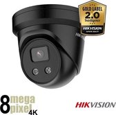 Caméra dôme intelligente Hikvision 4K - microphone et haut-parleur - starlight - fente pour carte SD - DS2386B-ISU/ SL