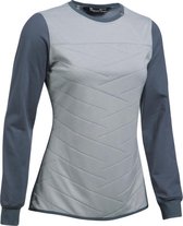 UA 3G REACTOR 1/2 ZIP OVERCAST GRAY            WOMEN maat: L