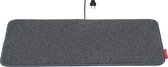 HEATEK - Infrarood verwarming - 90x40cm - Misty Grey - warme voeten mat, voeten verwarming, verwarmingsmat