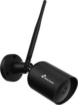 Nivian NVS-IPC-01B Smart Full HD 2MP WiFi bullet voor buiten met IR nachtzicht, microSD en 2-weg audio - Beveiligingscamera IP camera bewakingscamera camerabewaking veiligheidscame