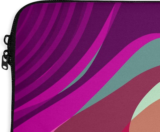Housse pour ordinateur portable 13 pouces 34x24 cm - Art coloré - Housse pour Macbook & Laptop Abstrait - Housse pour ordinateur portable avec photo