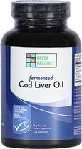 Green Pasture Blue Ice Fermented Cod Liver Oil - 120 capsules