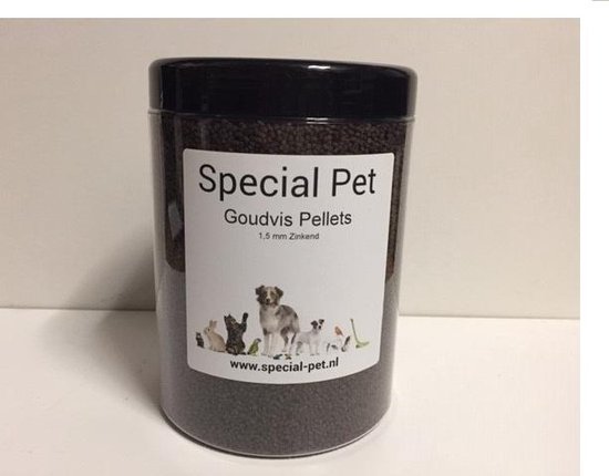 Special Pet - Goudvis Pellets 1,5 mm - Zinkend - 1 ltr.