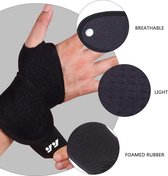 Polsbandage Polsbrace - verstelbare neopreen band - wrist support - zwart